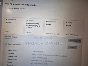 Laptop Dell Inspiron 7566 8GB Intel Core I7 SSD 500GB