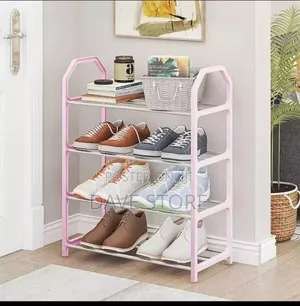 ባለ 4 ደረጃ ጫማ መደርደሪያ