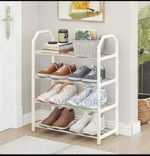 ባለ 4 ደረጃ ጫማ መደርደሪያ