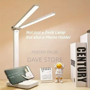 1pc Led Double Head Portable Desk Lamp