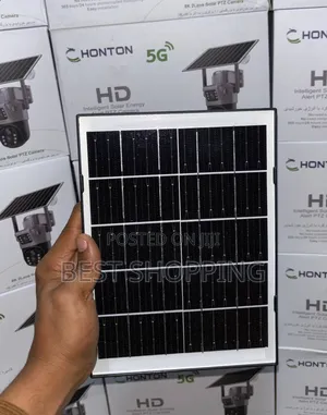 Honton 5g Dual Lens Simcard Insert Intelligent Solar Energy PTZ Camera