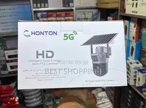 Honton 5g Dual Lens Simcard Insert Intelligent Solar Energy PTZ Camera