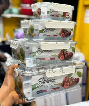 4pcs Storage Box for Fruit,Meat and Vegetables