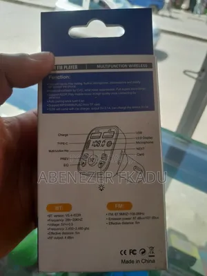 Car Fm Player and Charger