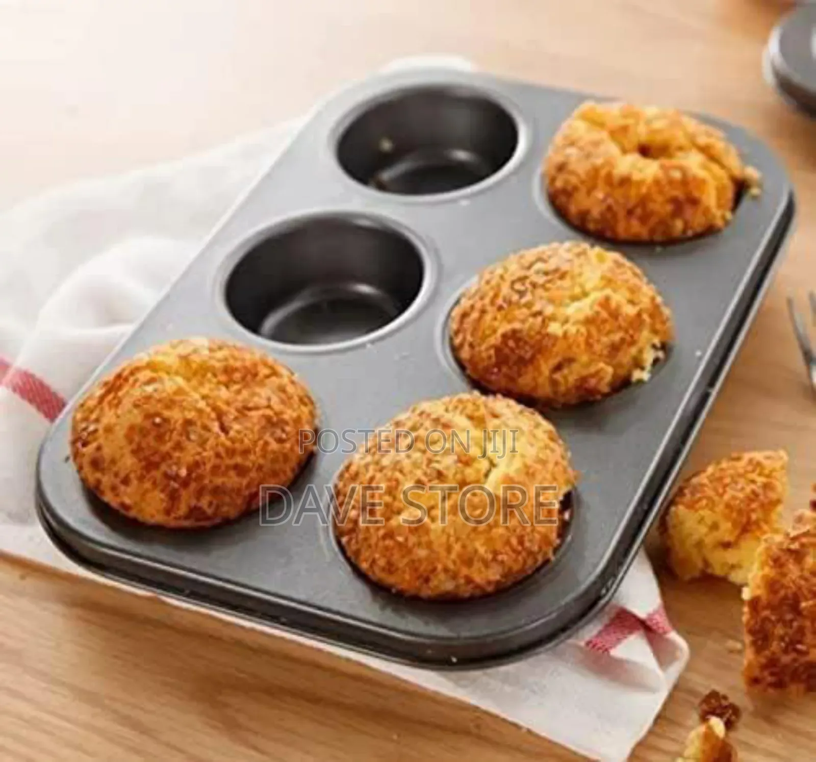 A Muffin Tin, Typically Used for Baking Muffins or Cupcakes.