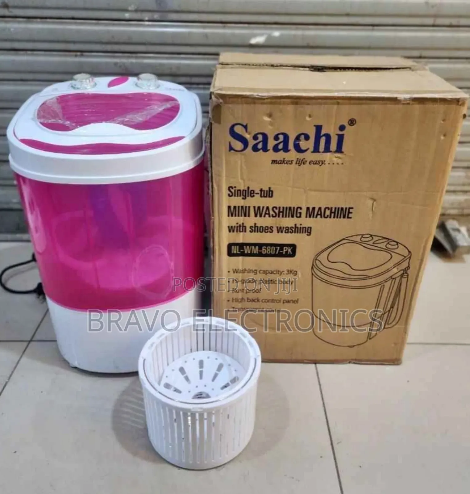 Saachi 2.5kg Mini Washing Machine – Portable, Fast Easy!