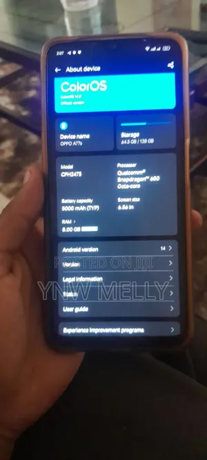 Photo - Oppo A77s 128 GB Orange