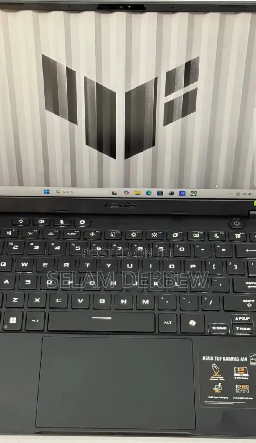 New Laptop Asus TUF Gaming A15 16GB AMD Ryzen 9 SSD 1T