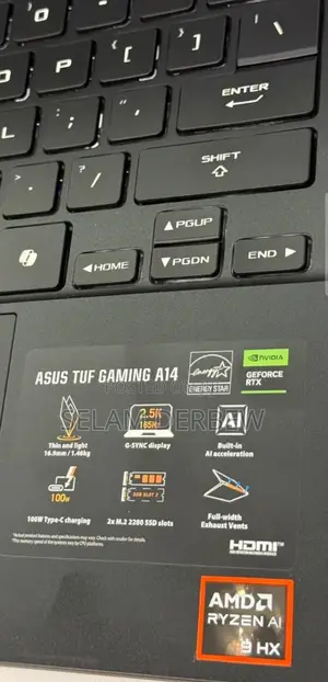 New Laptop Asus TUF Gaming A15 16GB AMD Ryzen 9 SSD 1T