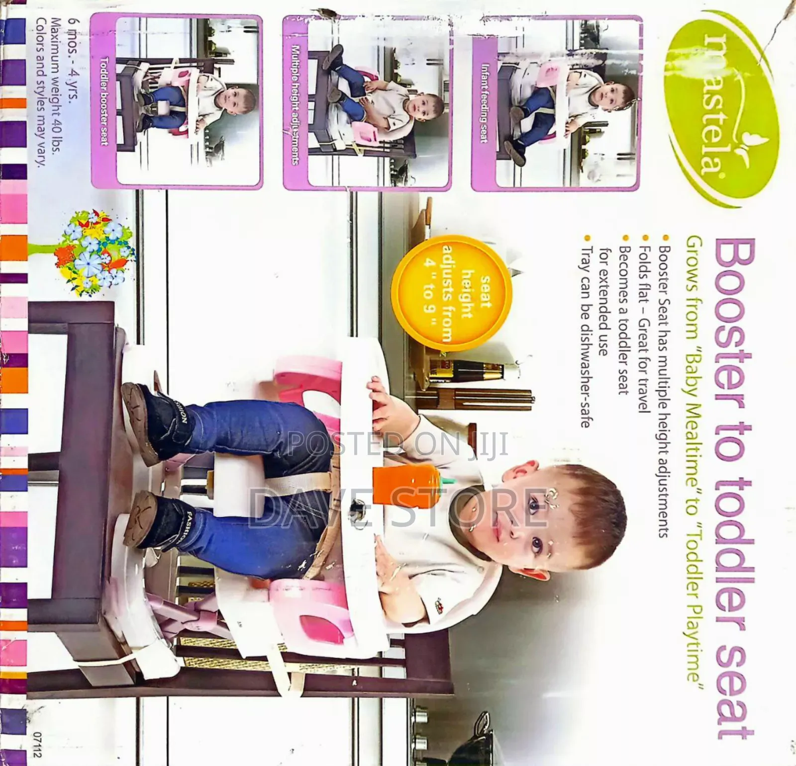 Mastella Booster to Toddler Seat