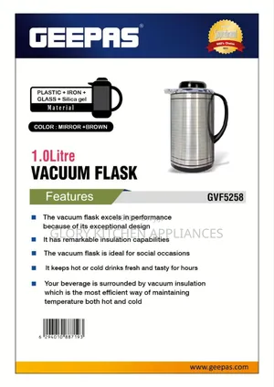 Photo - Geepas Vaccume Flask
