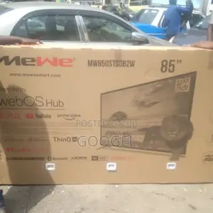 Mewe 85"Inch TV Smart Double