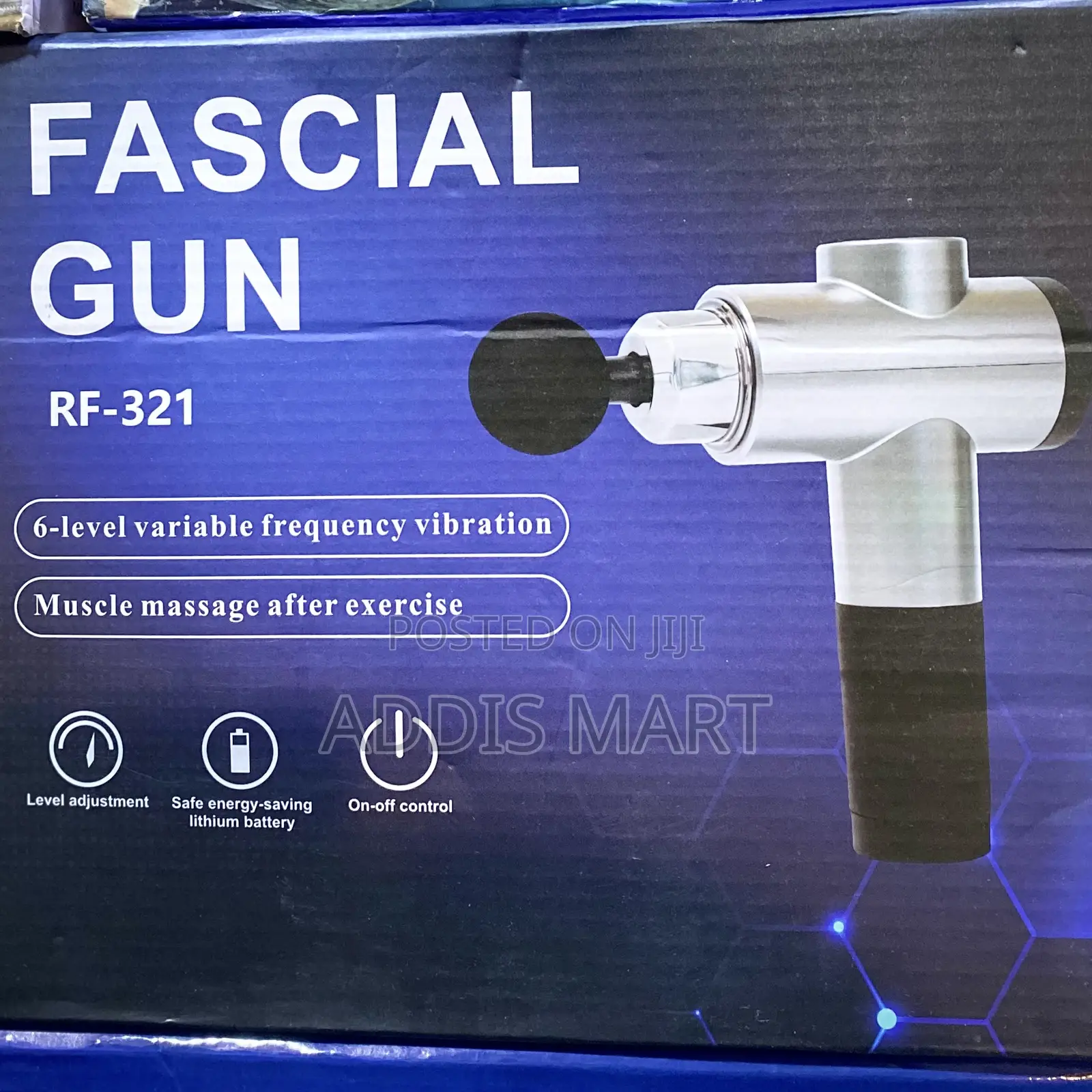 4in1 Fascial Muscle Massage Gun With 4 Massage Heads Md-320