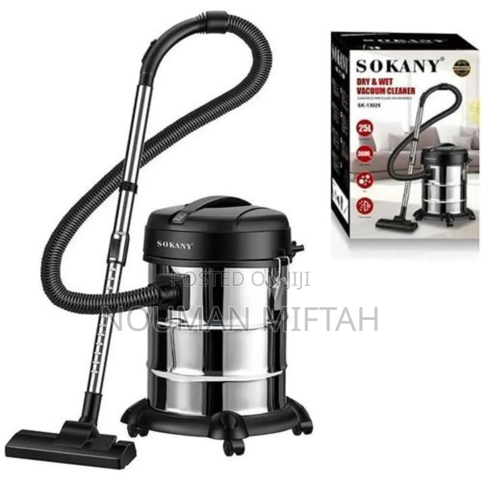 Dry and Wet Air Blowing Carpet Drum Electric Canister Vacuum Cleaner