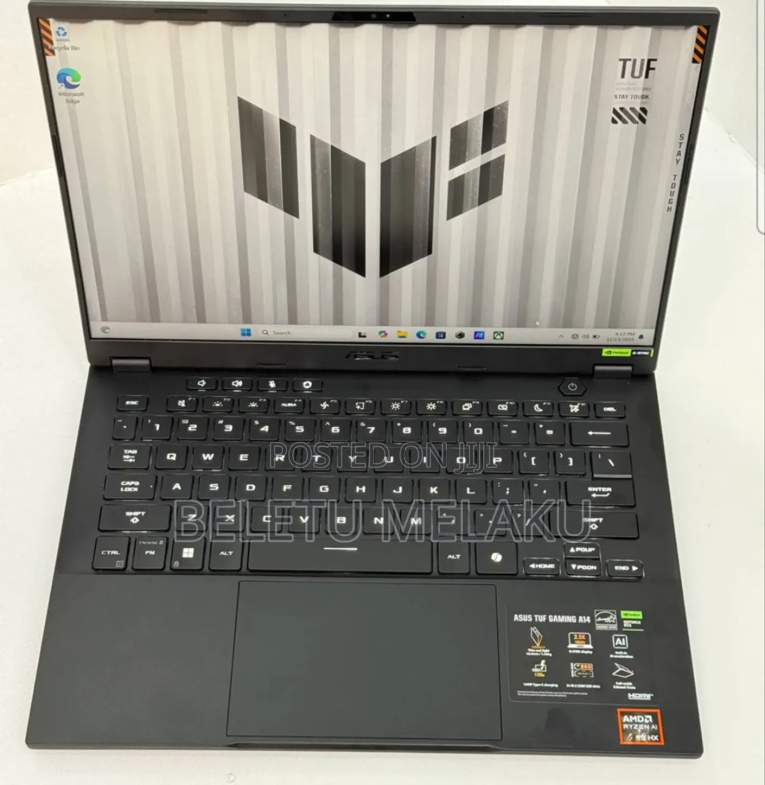 New Laptop Asus TUF Gaming A15 16GB AMD Ryzen 9 SSD 1T