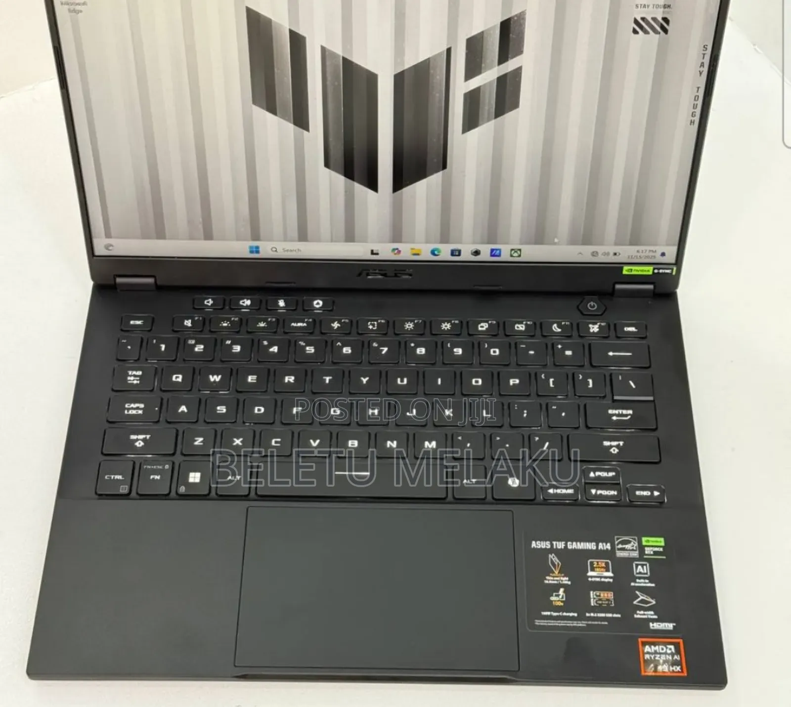 New Laptop Asus TUF Gaming A15 16GB AMD Ryzen 9 SSD 1T