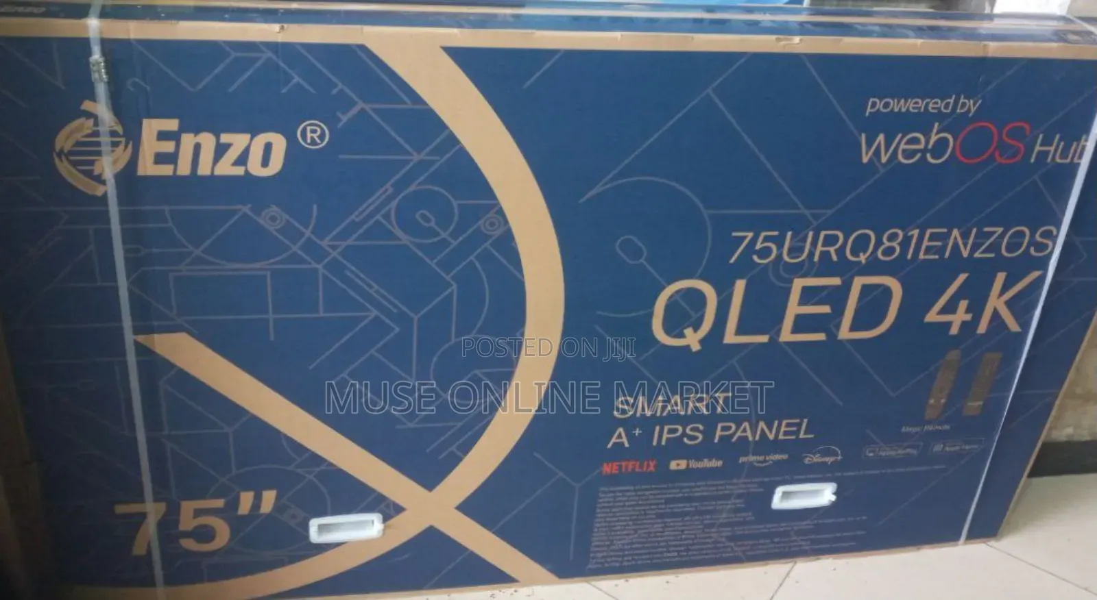 Enzo 75 Inch Smart Android Tv