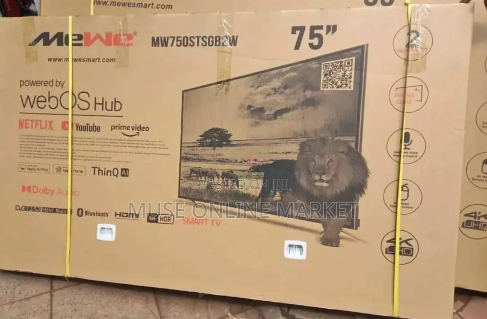 Enzo 75 Inch Smart Android Tv