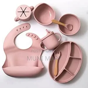 6-Piece Silicone Baby Feeding