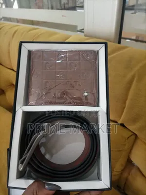 Photo - Leather Wallet and Belt Combo for Men Gift Set