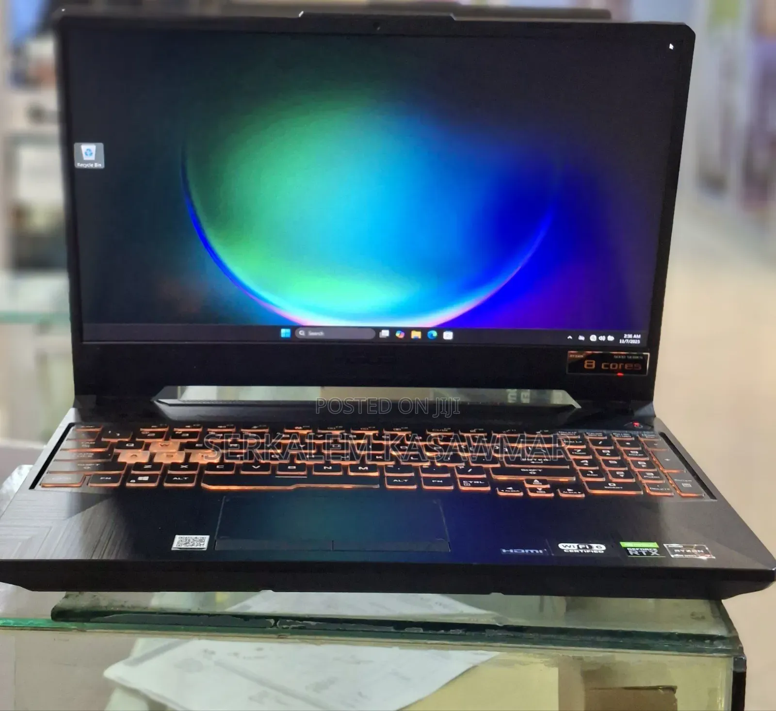 New Laptop Asus TUF Gaming A15 16GB AMD Ryzen 7 SSD 512GB