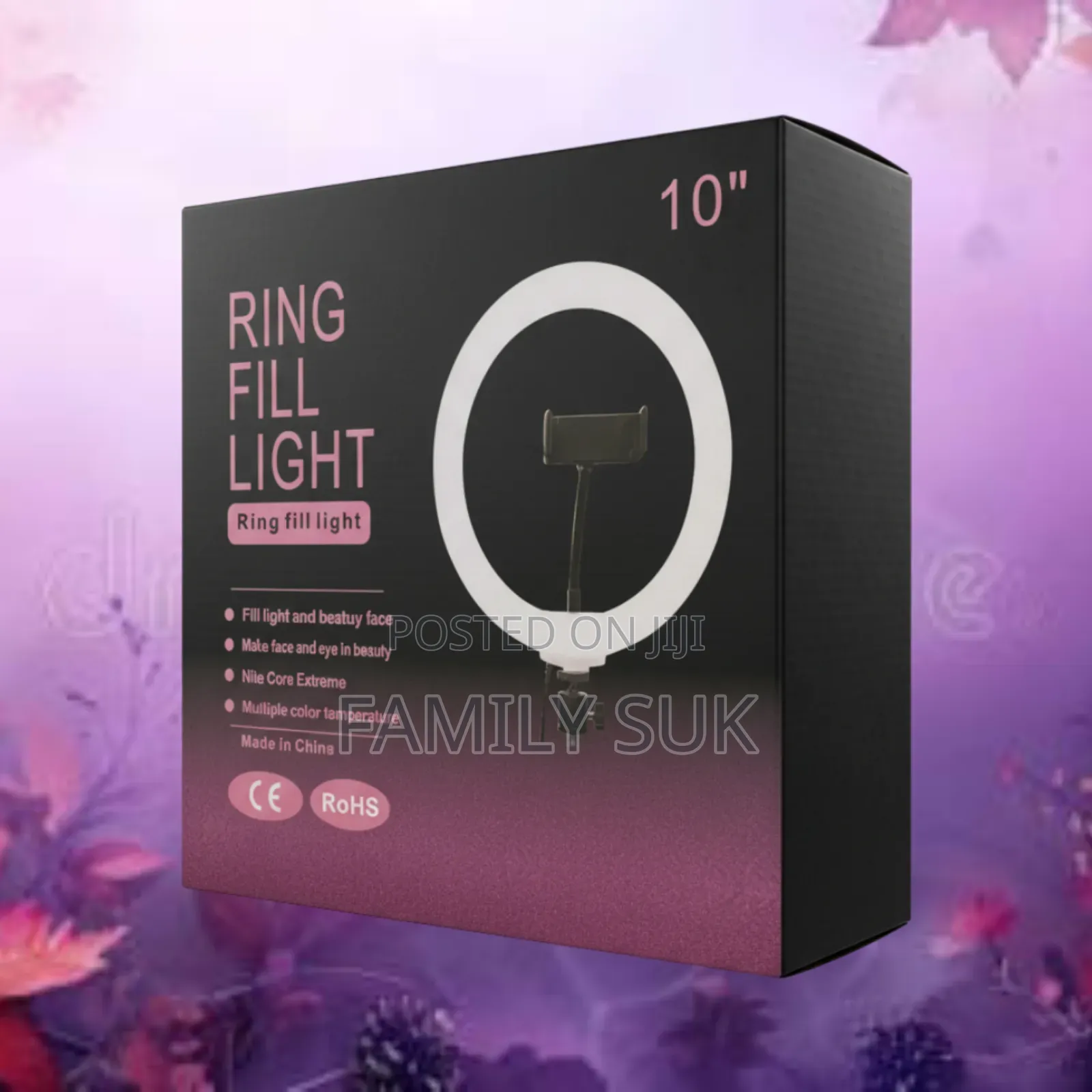 10 Inch Ring Light Easy Essential Home Office Video Lighting