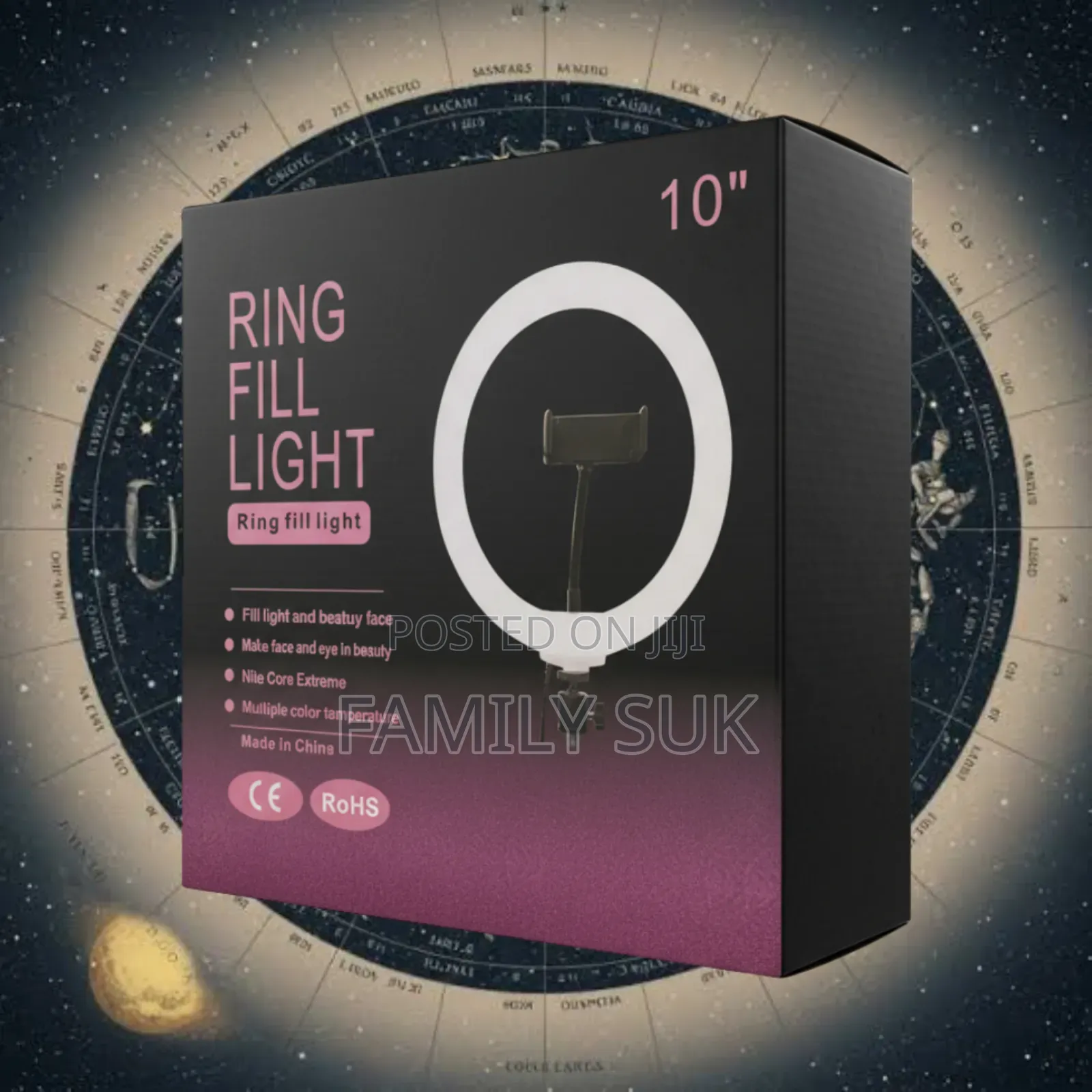 10 Inch Ring Light Easy Food Blogging Table Illumination