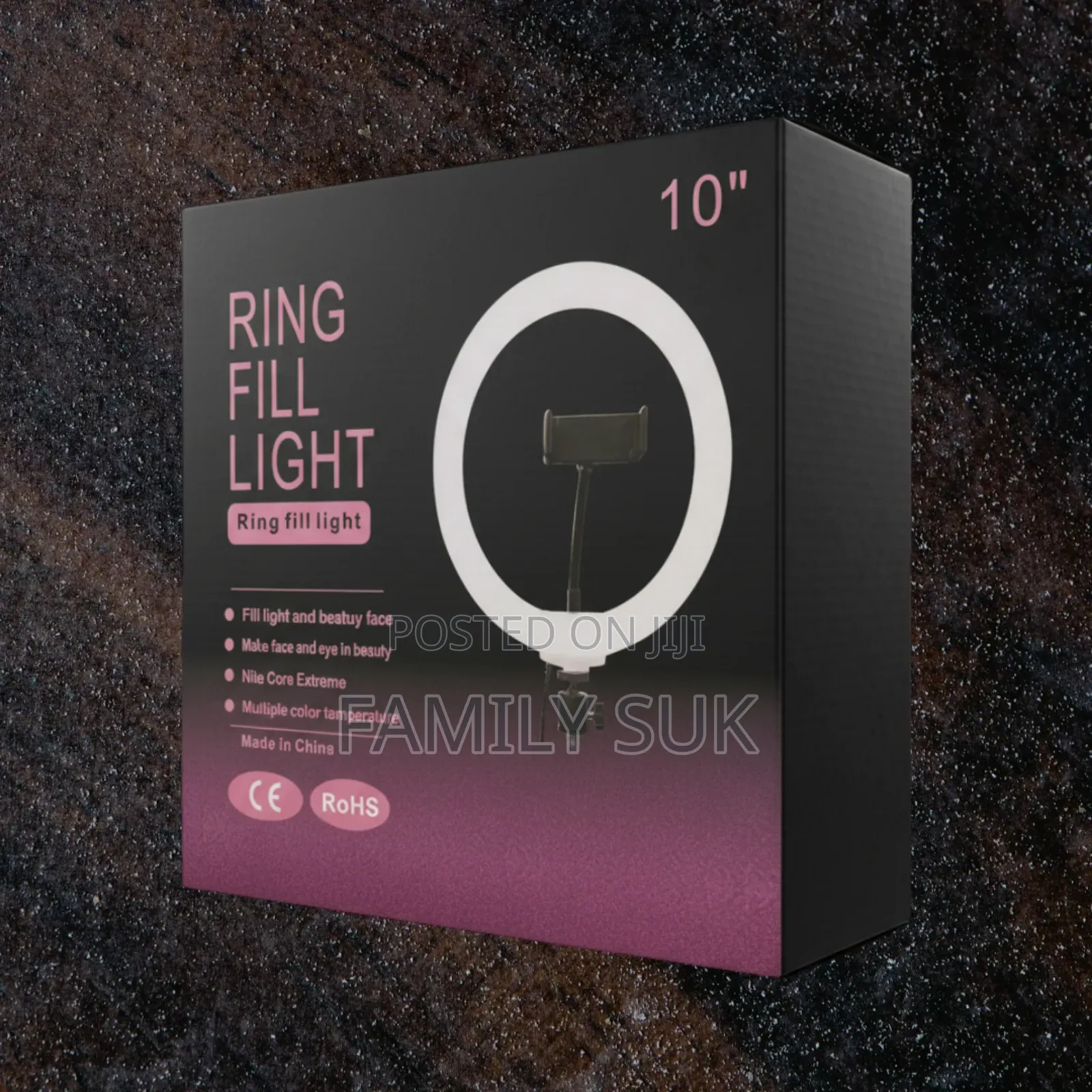 10 Inch Ring Light Easy Jewelry Photography Table Lighting