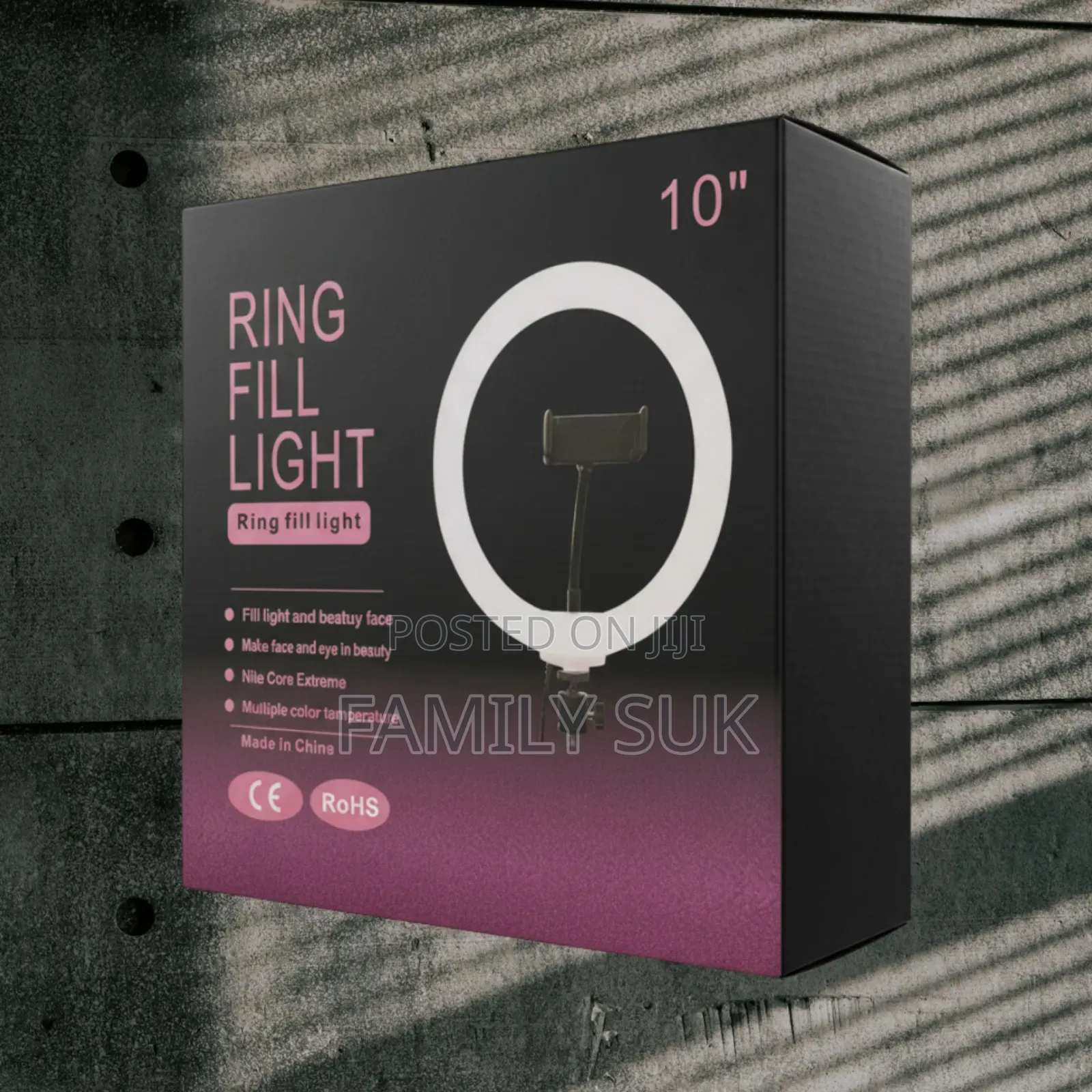 10 Inch Ring Light Easy to Charge via Laptop Usb Port Power