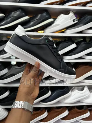 Lacoste Black Flat Orginal Men's Shoe's Size 40,41,42,43,44,45