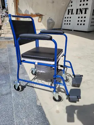 Photo - Toilet Chair煲媺potty Chair//Indoor Commode Wheelchair on Sale