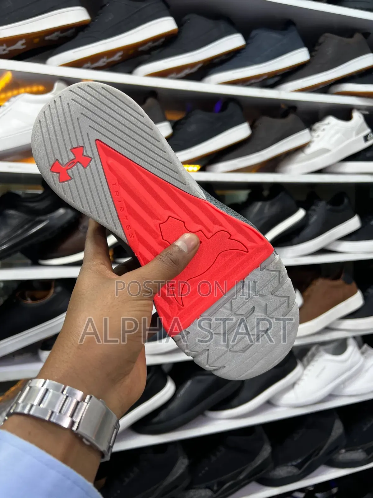 Under Armour Gray Hovr High Master Quality Smooth Sneakers for You