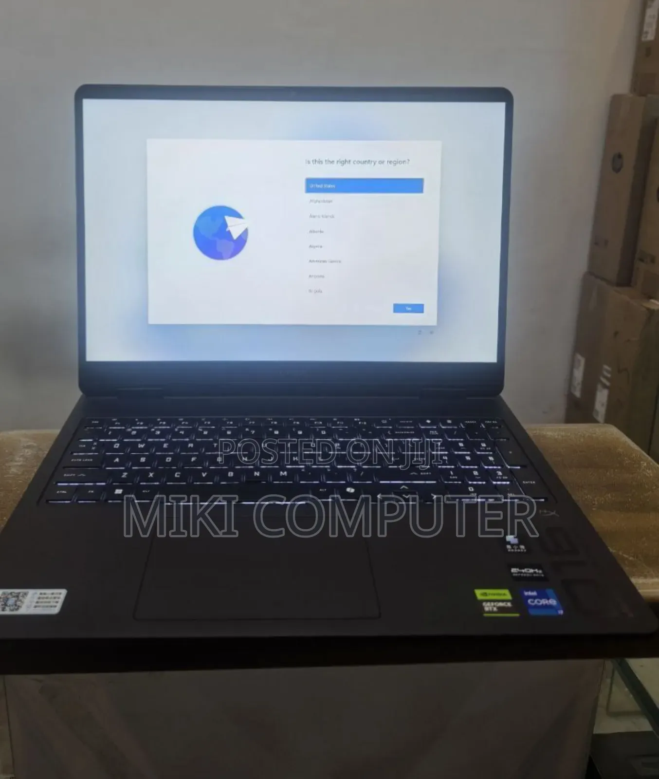New Laptop HP Omen 16 16GB Intel Core I7 SSD 1T