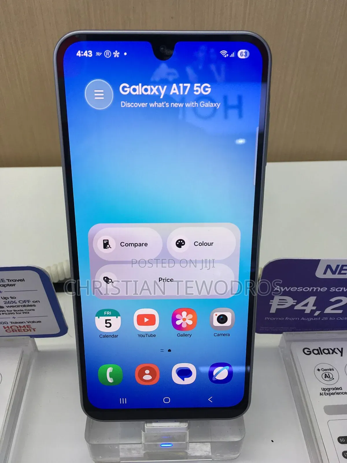 New Samsung Galaxy A17 5G 256 GB Black