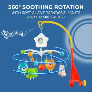 Baby Bed Bell With Det Achable Toys