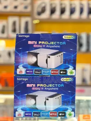 Borrego Smart 6 Mini Projector – Ultra Hd Android 13