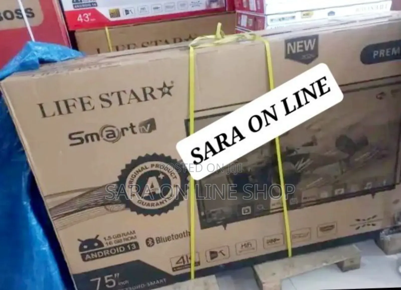 ☆Life Star 75" Android Tv □New 2025 ☆10year Warranty Free Delivery