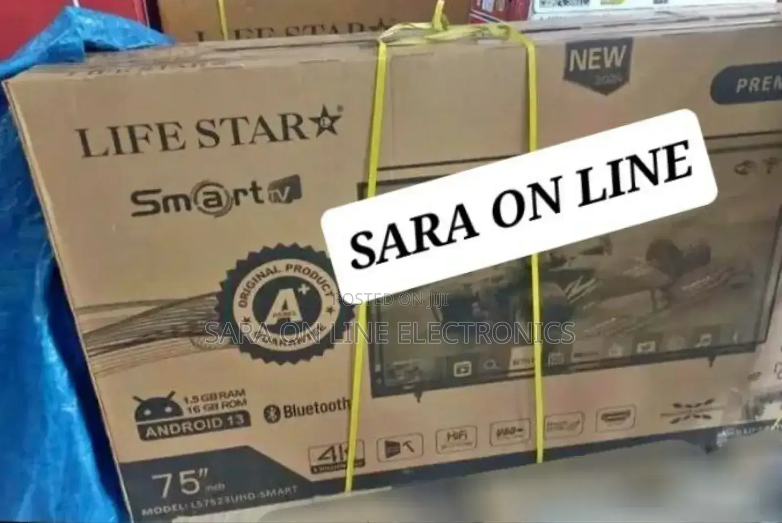 ☆Life Star 75" Android Tv □New 2025 ☆10year Warranty Free Delivery