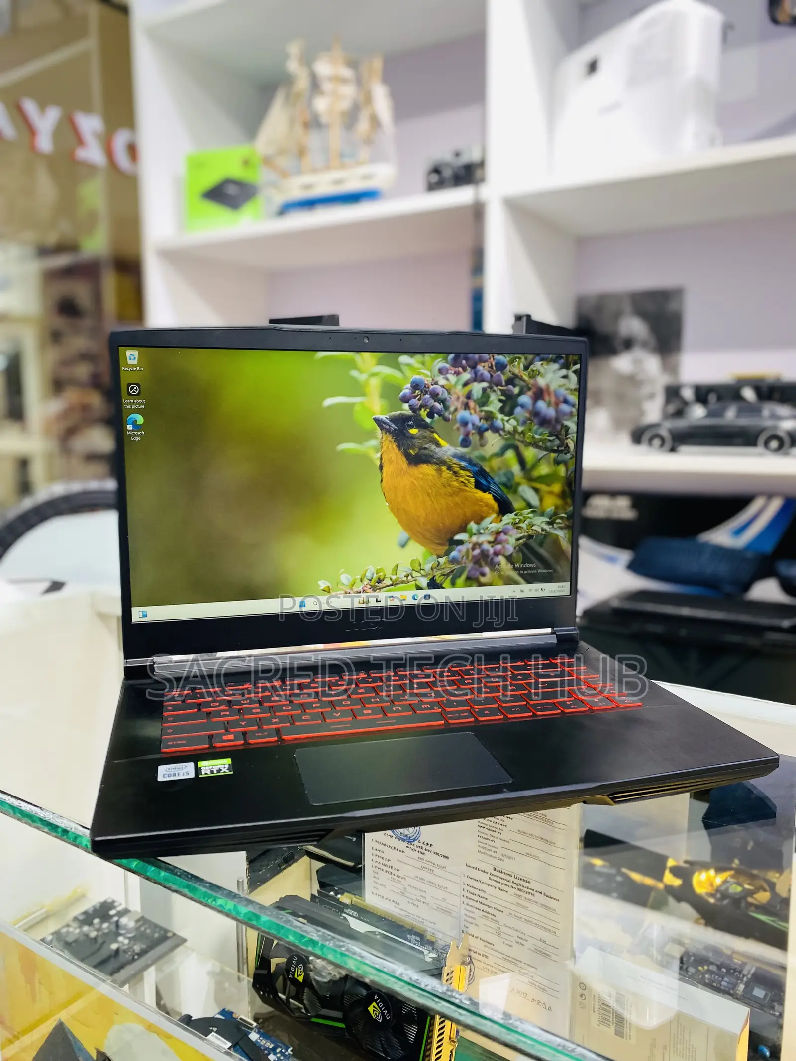 New Laptop MSI GF63 16GB Intel Core I5 SSD 512GB