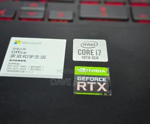 New Laptop HP Omen 15 16GB Intel Core I7 SSD 1T