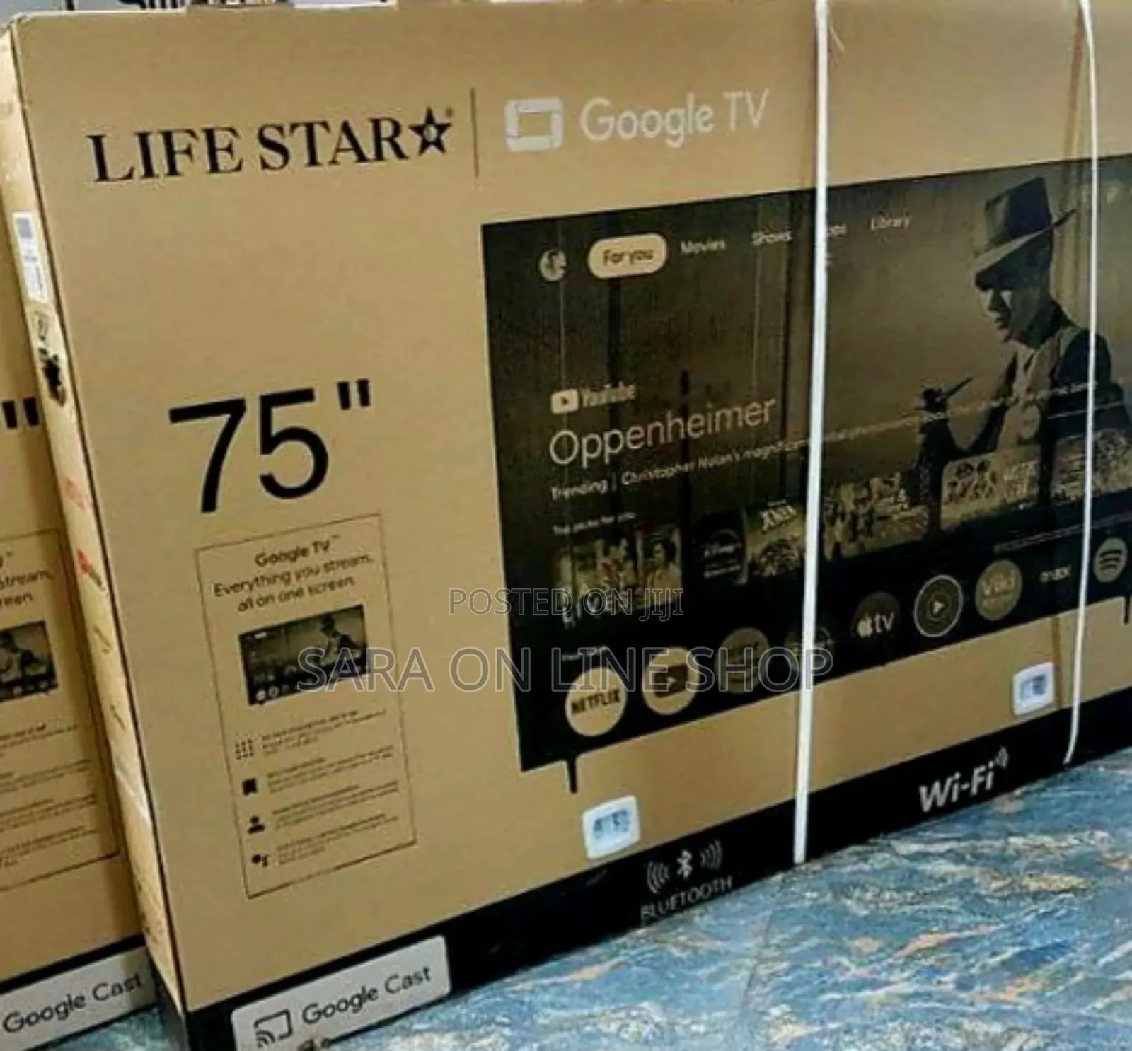 ◇♡Life Star 75" Google Tv New Model ♧Free Delivery 10year Warranty