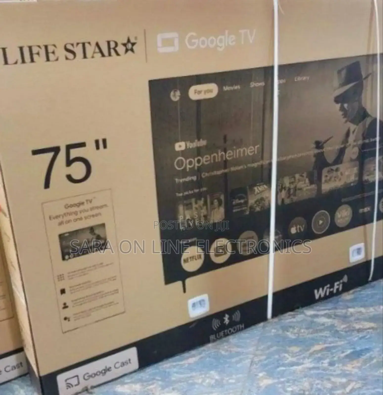 ◇♡Life Star 75" Google Tv New Model ♧Free Delivery 10year Warranty
