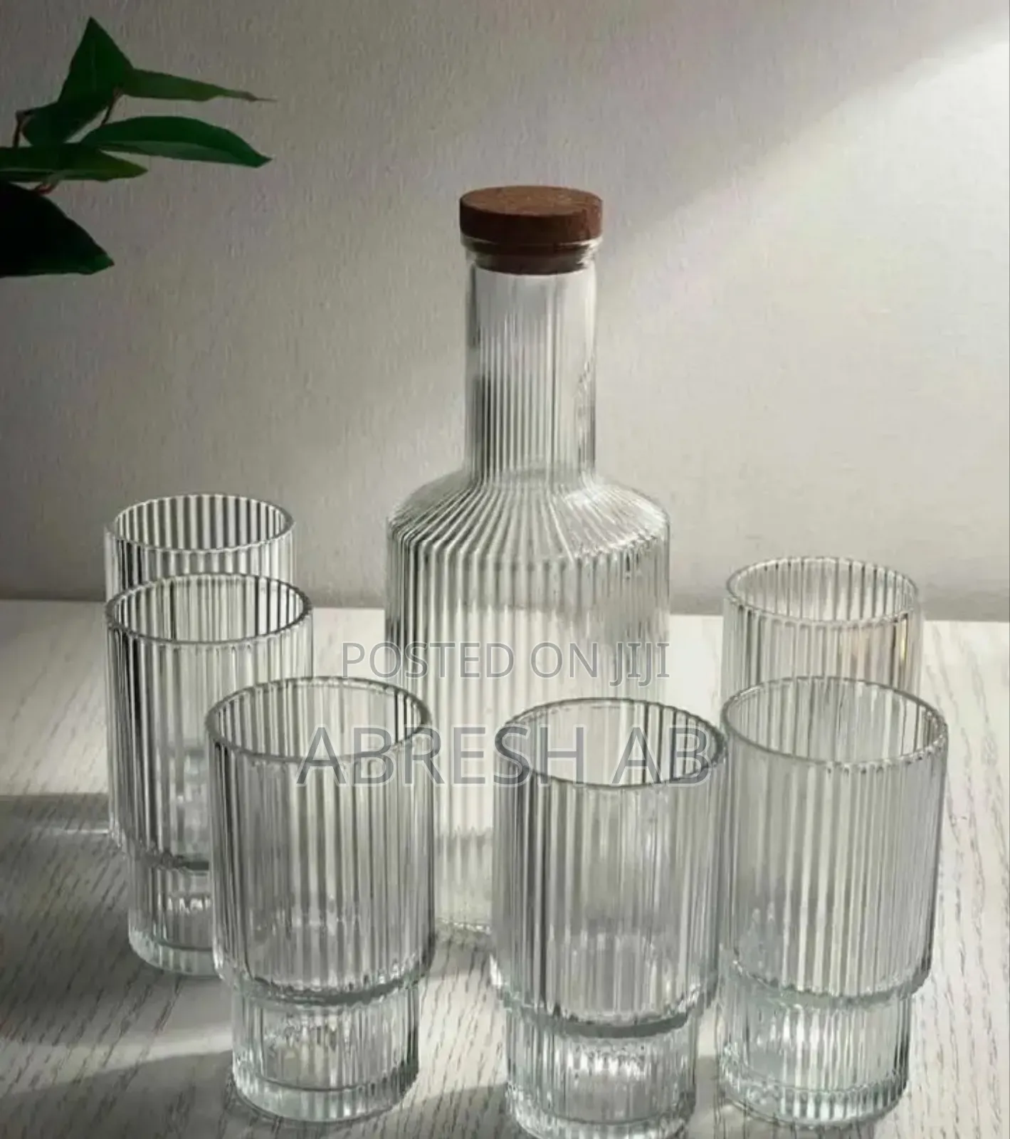 Wine and Water Cup and Glass With Service