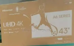 ♤Hisence 43" Uhd Series A6 Tv ♤5year Warranty Free Delivery