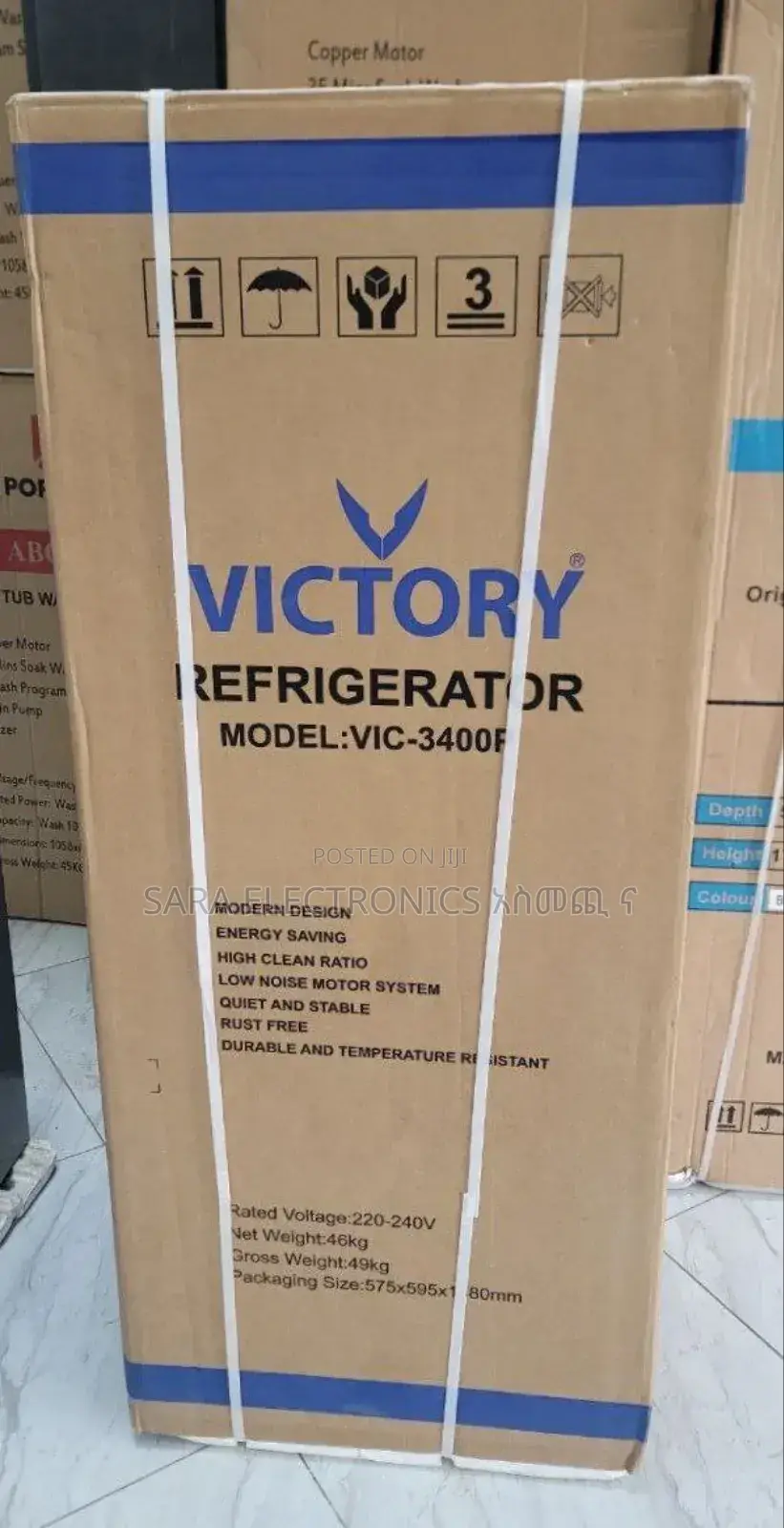 Victory 340 Liters Refrigerator (10year Warranty)Free Delivery