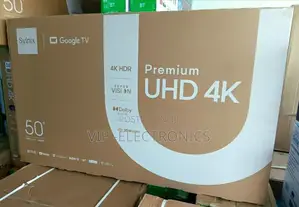 Photo - Syinix 50 Inch Tv Smart HDR Google Frameless New 2025 Original Tv