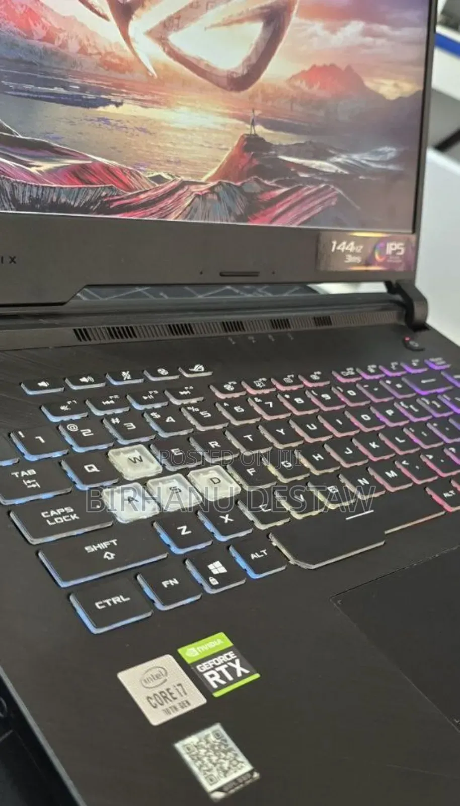 New Laptop Asus ROG Strix G15 16GB Intel Core I7 SSD 1T