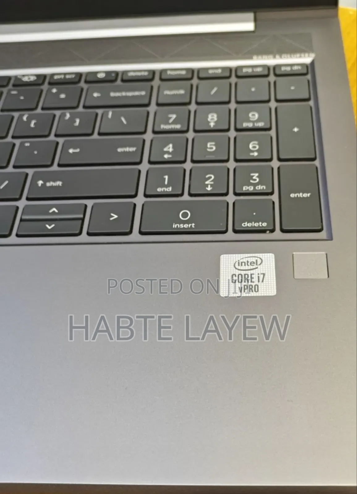 New Laptop HP ZBook Fury 17 G7 16GB Intel Core I7 SSD 512GB