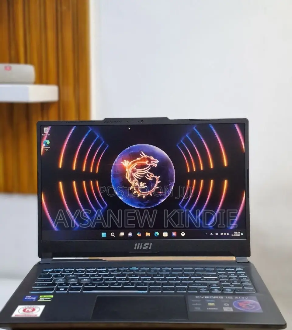New Laptop MSI Cyborg 15 16GB Intel Core I7 SSD 512GB