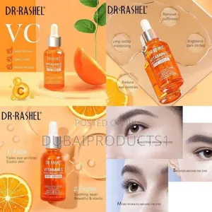 Dr Rashel Vitamin C Serum የቆዳ ሸካራነትን ያስተካክላል